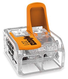 Wago koblingsklemme 221-612 2-leder Transparent - 1221962 2