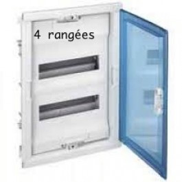 Legrand Destockage Coffret Encastre 4 Rangees Porte