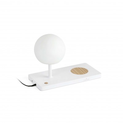 Niko À Table Lampe Led Chevet Blanche De mnON0v8w