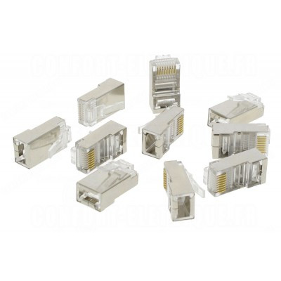 Lot de 100 connecteurs RJ45 - Autres - Accessoire pour coffret de ...