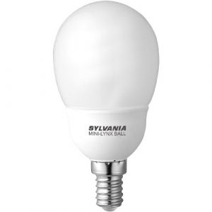 Destockage ! Ampoule fluocompacte Mini Lynx Ball E14 - 9W