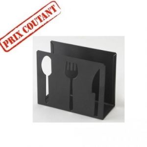 Range serviettes design "couvert"