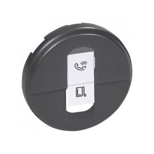 Enjoliveur prise RJ45 simple - Graphite - 067951 - Legrand