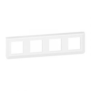 Plaque de finition horizontale Mosaic pour 4x2 modules blanc 078808L Legrand