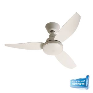 Ventilateur de plafond avec éclairage LED, Brisa Nova réf. 112446 FARELEK.
