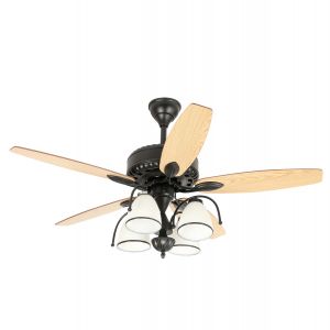 Ventilateur de plafond avec éclairage, Zéphora référence 112460 de marque FARELEK