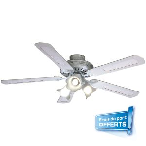  Ventilateur plafond BALEARES + fixations offertes FARELEK - 112472