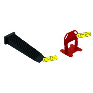 125 croisillons 2 mm autonivelants + cales - 180048 MEJIX