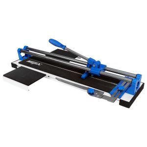 DCP600 Coupe carrelage manuel alu pro Longueur de coupe maxi 600 MM, Capacité de coupe maxi 16 MM, Nombre de barres x 2 , Type de barre Cylindrique , Type de plateau Mousse