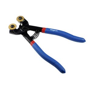 Pince à double molette ouvert. 16 mm Long. 200 mm 180135 - MEJIX Ouverture réglable jusqu'à 22 mm, offrant flexibilité pour diverses épaisseurs de matériaux.