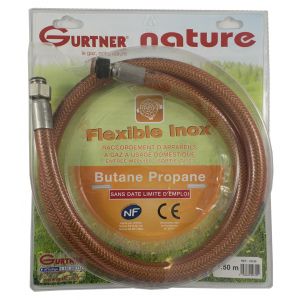 ZaTeChS Propan Butan Détendeur gaz Tuyau (Très Flexible) de Marque 300cm (3m), 20bar