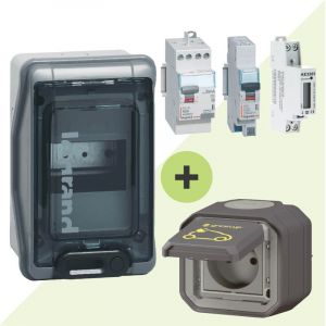 Kit recharge Green'Up Access + Compteur pour voiture électrique - 069785L