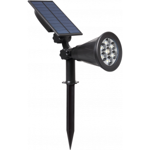 Spot solaire Arlux Noir 3000K - 500532