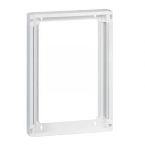 Rehausse pour coffret DRIVIA 18 modules 3 rangées - Blanc