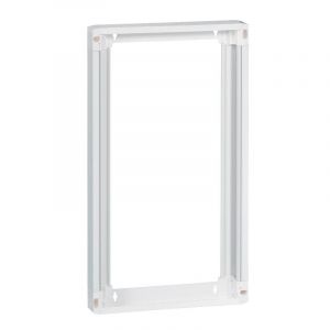 Rehausse pour coffret DRIVIA 18 modules 4 rangées - Blanc 