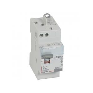 Inter diff DX3 2P 25A 300Ma Type AC départ haut