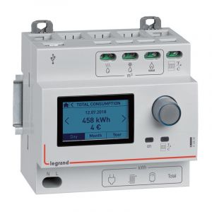 Ecocompteur standard pour mesure consommation sur 5 postes 