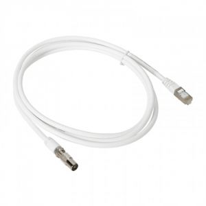 Cordon coaxial pour télévision TV/RJ45 - 2m