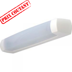 Réglette salle de bain EO S19 sans source lumineuse SSL blanc - L'ÉBÉNOÏD -  055211