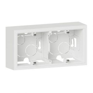 Cadre saillie 2 postes dooxie finition blanc 600042 Legrand