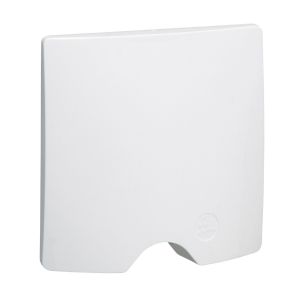 Sortie de câble IP44 Dooxie livrée complète avec plaque finition blanc - 600324 Legrand