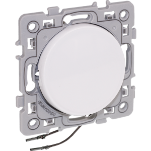 Va et vient 10A lumineux ou témoin blanc - 60203 Square Eur'Ohm