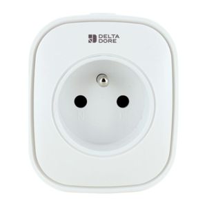 Prise connectée Zigbee 16 A avec mesure de consommation Easy Plug E16EM Delta Dore 6353005
