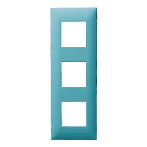 Plaque 3 postes - Turquoise