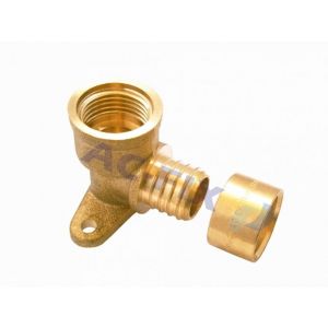 Coude avec applique 16 - 1/2 (15x21) - 007.1612 - AC-FIX