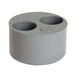 Tampon réduit 2 trous en 100-40x40