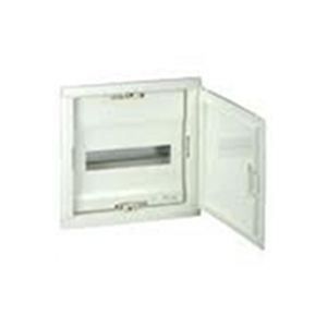 Coffret encastré 1 rangée porte blanche