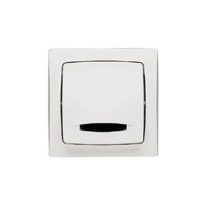 Poussoir à voyant - 6 A - blanc