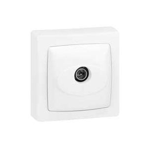 Prise TV simple Saillie blanc - 086040 - Legrand