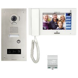 Kit interphone vidéo JP accessibilité écran 7" tactile - Encastré