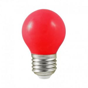 Ampoule LED E27 Couleur Bulb G45 1W Rouge