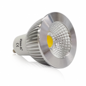 Ampoule LED GU10 5W Dimmable 3000°K Aluminium - Vison-EL - 78418