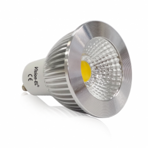 Ampoule LED GU10 5W Dimmable 4000°K Aluminium - 78427 - Vision-EL 
