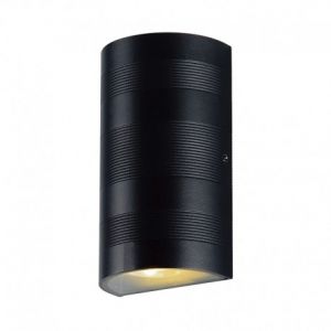 Applique Murale LED 2x5W Cylindrique 4000°K Gris IP54