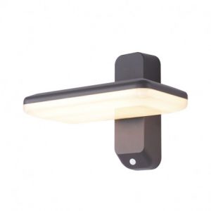Applique Murale LED 13W Orientable Détecteur 4000°K Gris IP54