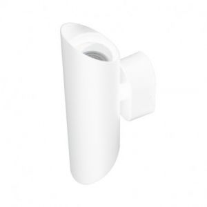 Applique Murale LED GU10 x2 Cylindrique Blanc IP44 Vision-EL