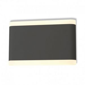 APPLIQUE MURALE LED 10 W 175 mm 4000°K GRIS ANTHRACITE IP54