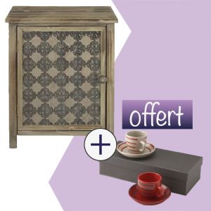 Armoire + Coffret 4 tasses Offert