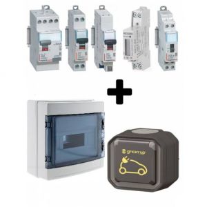 kit de recharge bmc-vc-hc-p équipé + une prise renforcée green'up legrand pour recharger un véhicule électrique ou hybride. kit de recharge bmc-vc-hc-p équipé + une prise renforcée green'up legrand pour recharger un véhicule électrique ou hybride.
