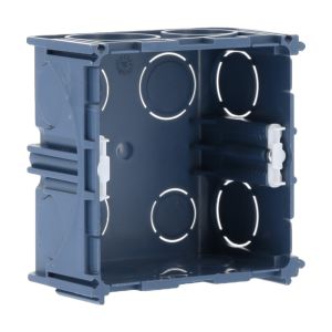 Boîte d'encastrement à sceller 1 poste profondeur 40 mm Eur'Ohm 52105