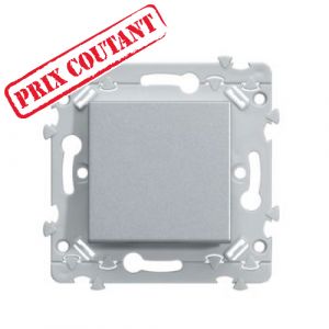 Bouton poussoir Essensya titane - WE022T - Hager