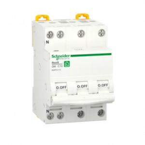 Disjoncteur Schneider Resi9 XP tétrapolaire 10A - R9PFC710