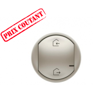  Enjoliveur de remplacement Céliane pour commande génerale sans fil Départ/Arrivée - titane