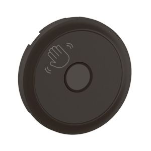 Enjoliveur pour interrupteur ou va-et-vient sans contact Céliane couleur noir référence CN0003 de Legrand