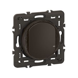 Commande simple pour éclairage et prises sans fils Céliane with Netatmo avec support et enjoliveur Noir . Référence CN0402 de la marque Legrand.