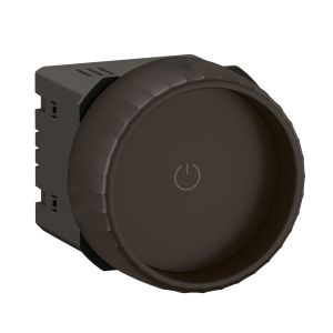 Variateur Rotary Céliane avec ou sans Neutre 200W LED avec enjoliveur Noir